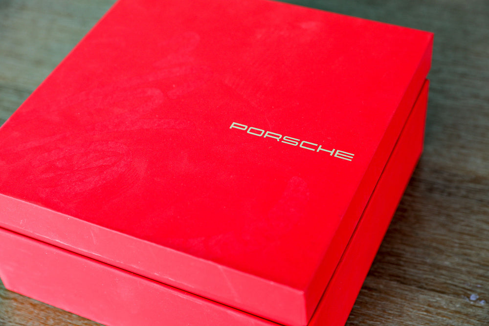 Branded presentation box from TL Enterprises' automotive gift project
